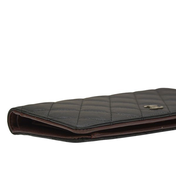 CHANEL(シャネル) マトラッセロングウォレット 長財布 A31509 ブラック