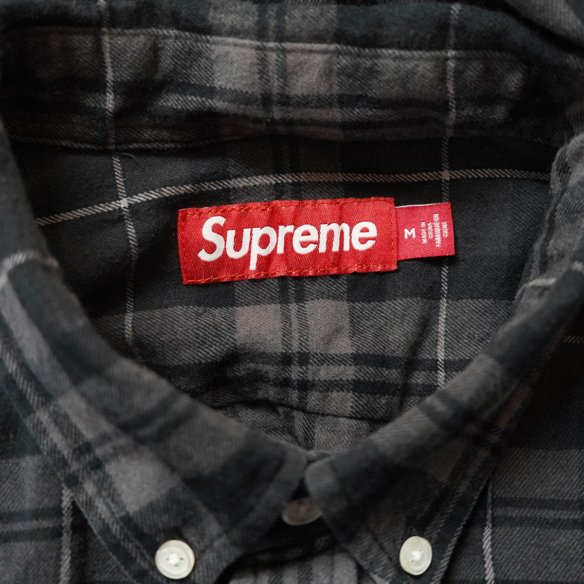 Supreme(シュプリーム) 24AW Plaid Flannel Shirtロゴ プレイド
