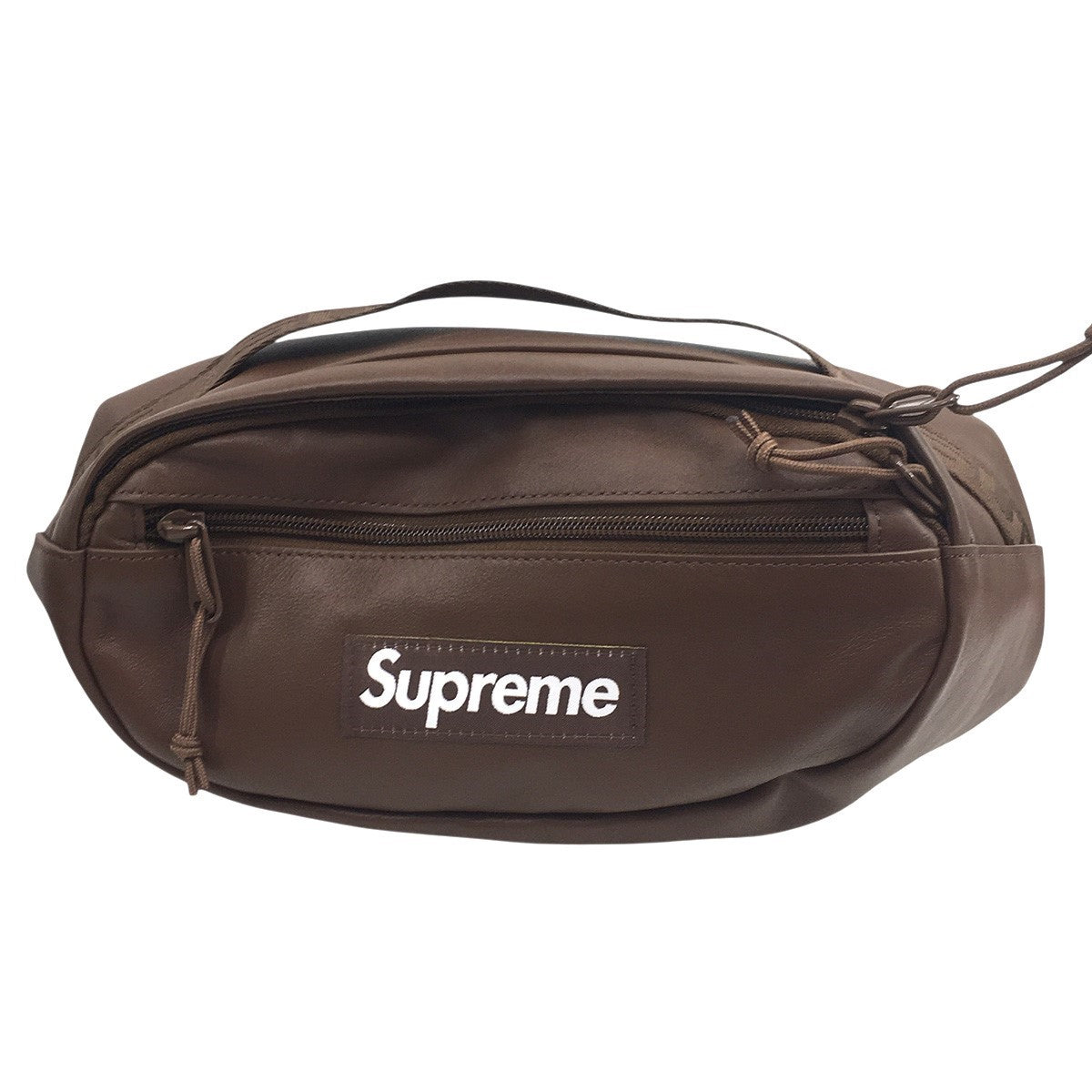 Supreme(シュプリーム) 24AW Leather Waist Bagボックスロゴ レザー
