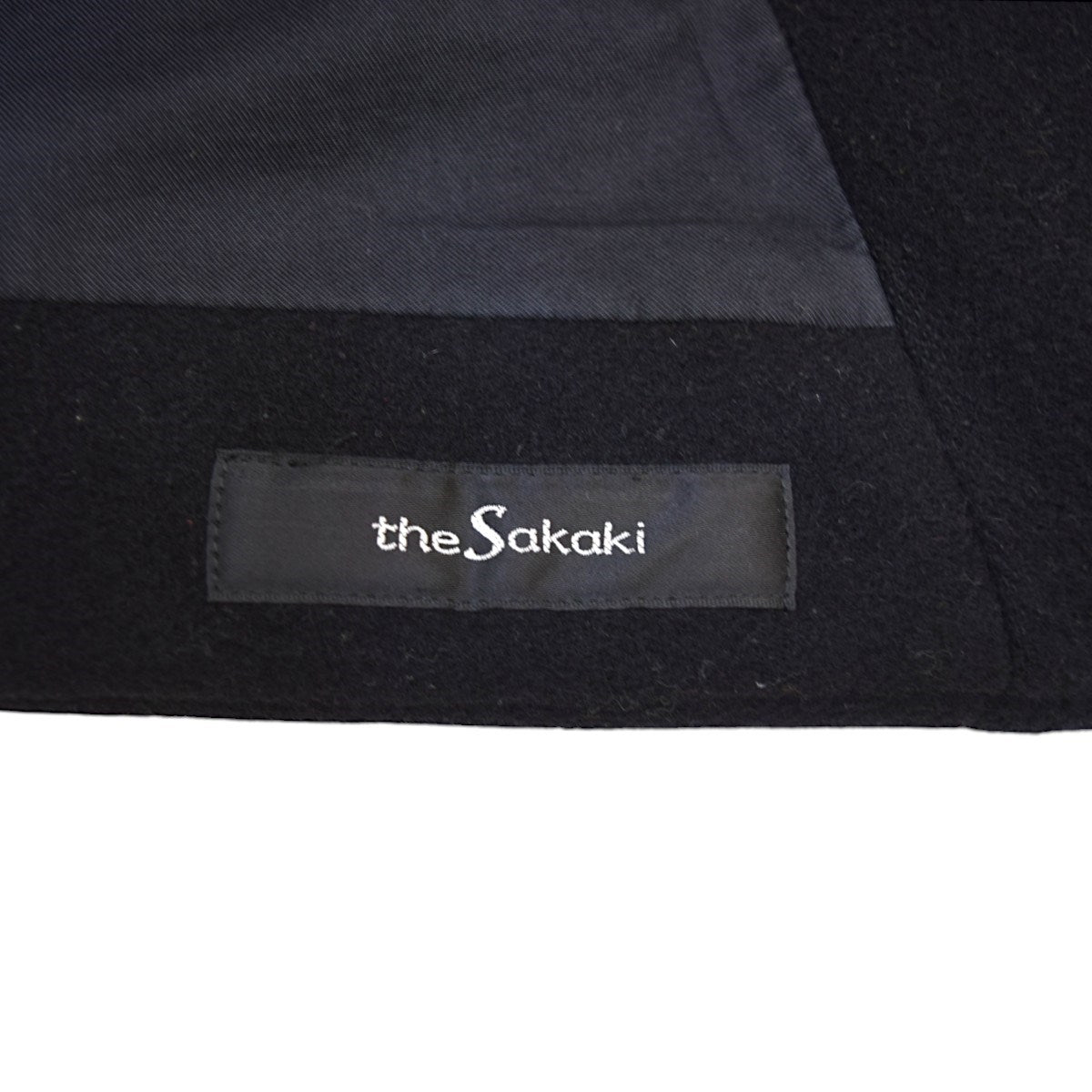 the sakaki(ザサカキ) stadium jumperノーカラー ウール スタジャン