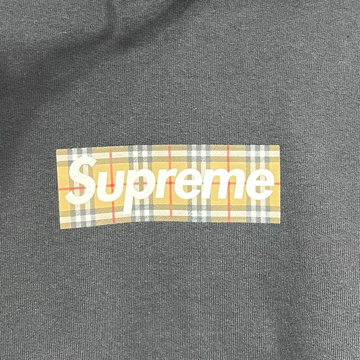Supreme×BURBERRY 22SSBox Logo Hooded Sweatshirtボックスロゴ