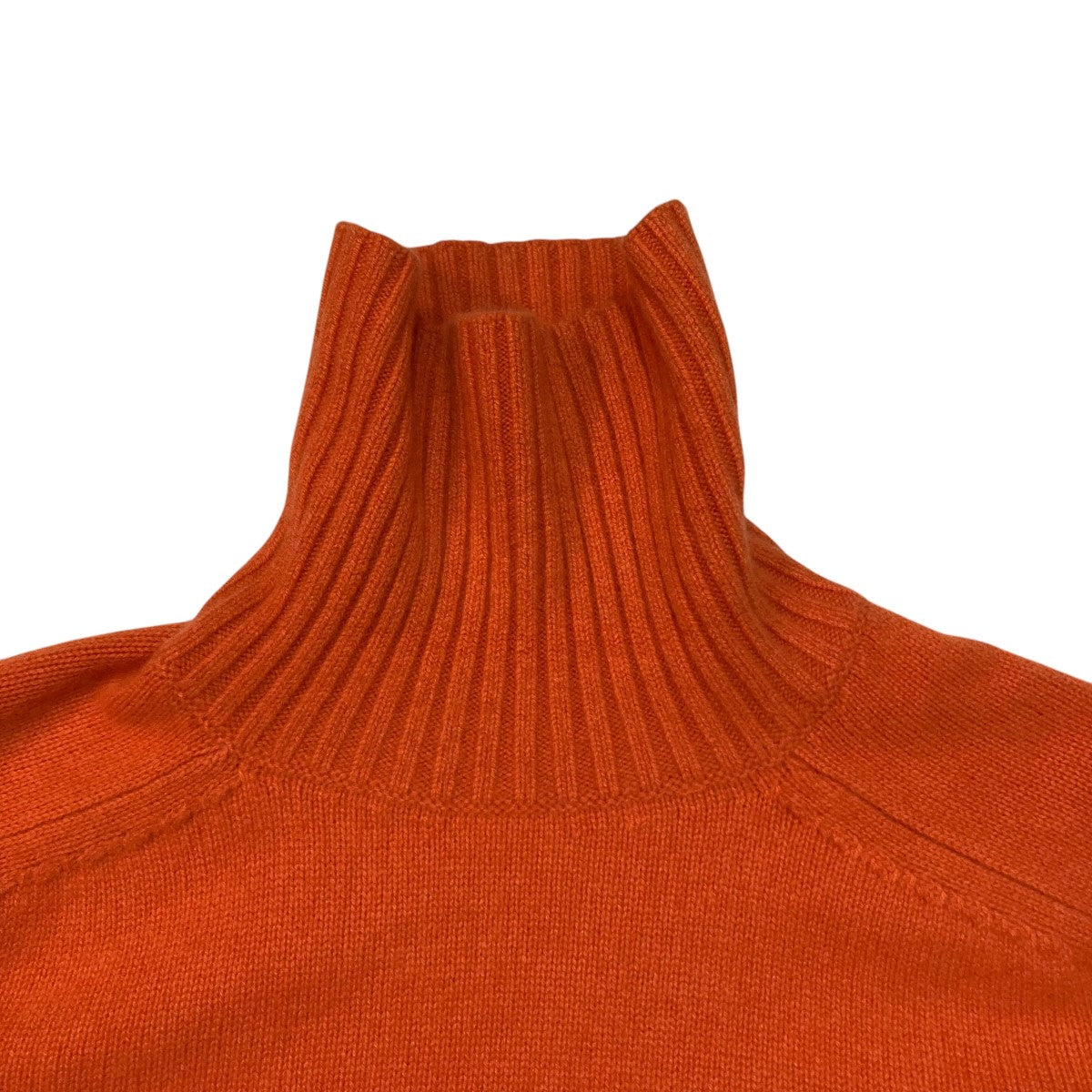 cash＆barba(キャッシュ＆バルバ) タートルネックニット オレンジ
