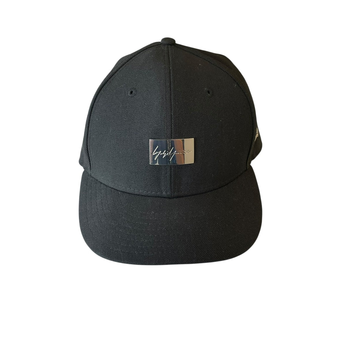 YOHJI YAMAMOTO×New Era メタルプレートキャップ ブラック サイズ 7 1