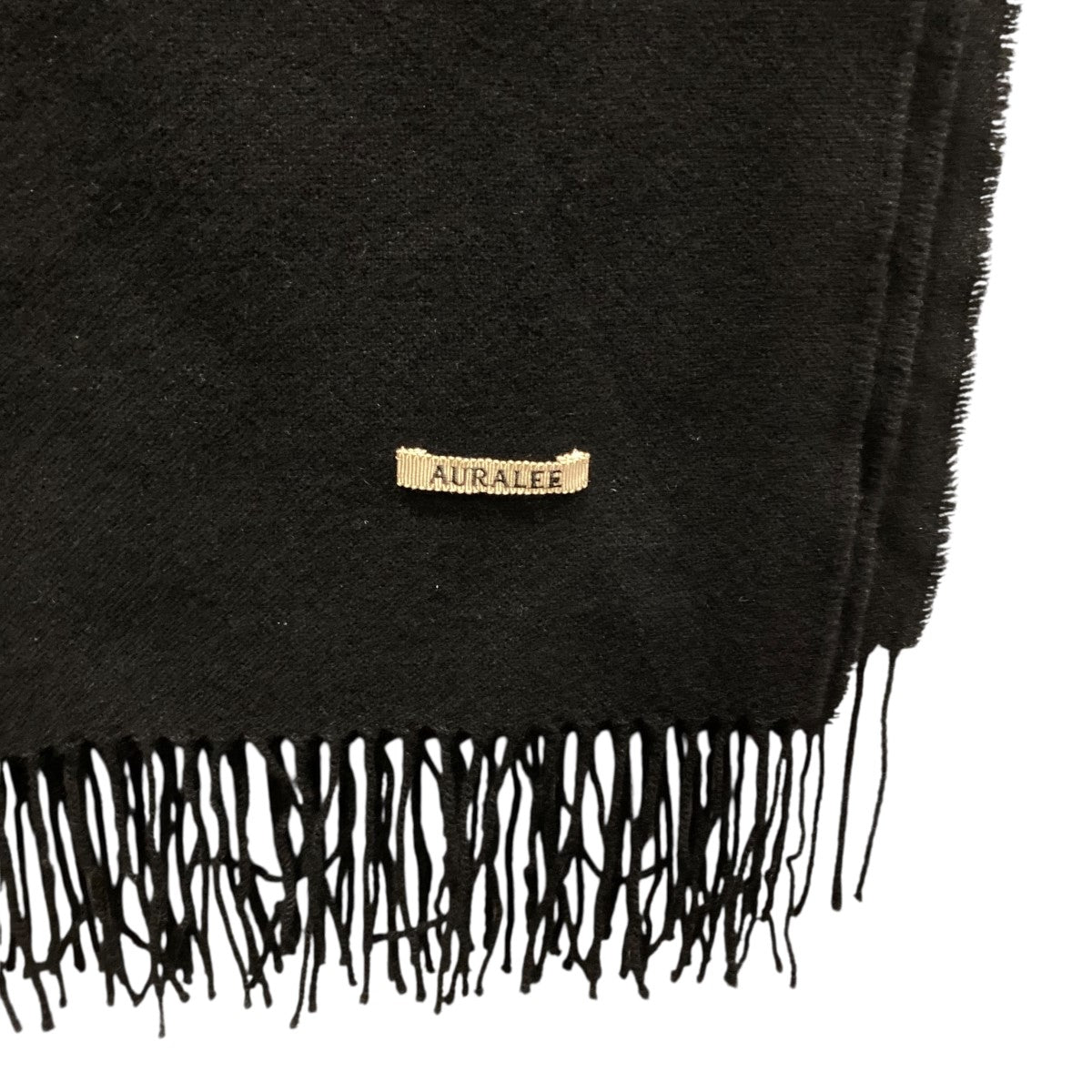 AURALEE(オーラリー) カシミヤマフラーA21AW02CS A21AW02CS ブラック