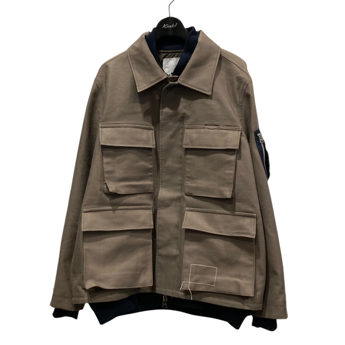 sacai×WTAPS Cotton Back Satin Jacketドッキングジャケット25-03694M