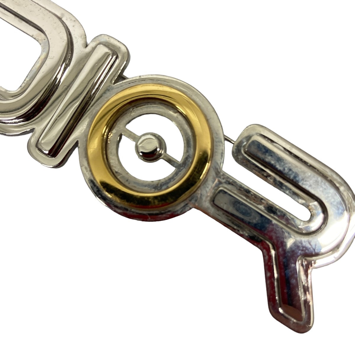 Christian Dior×空山基 ロゴブローチ シルバーxゴールド サイズ ONE