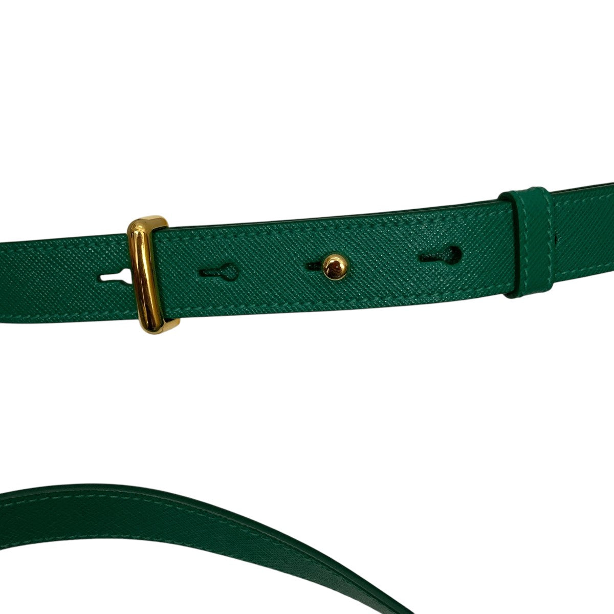 PRADA(プラダ) サフィアーノレザーショルダーバッグ グリーン｜【公式