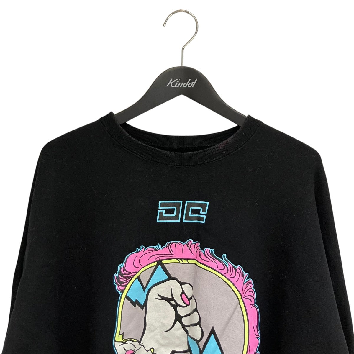 KIDILL(キディル) プリントスウェットトレーナー ブラック サイズ F