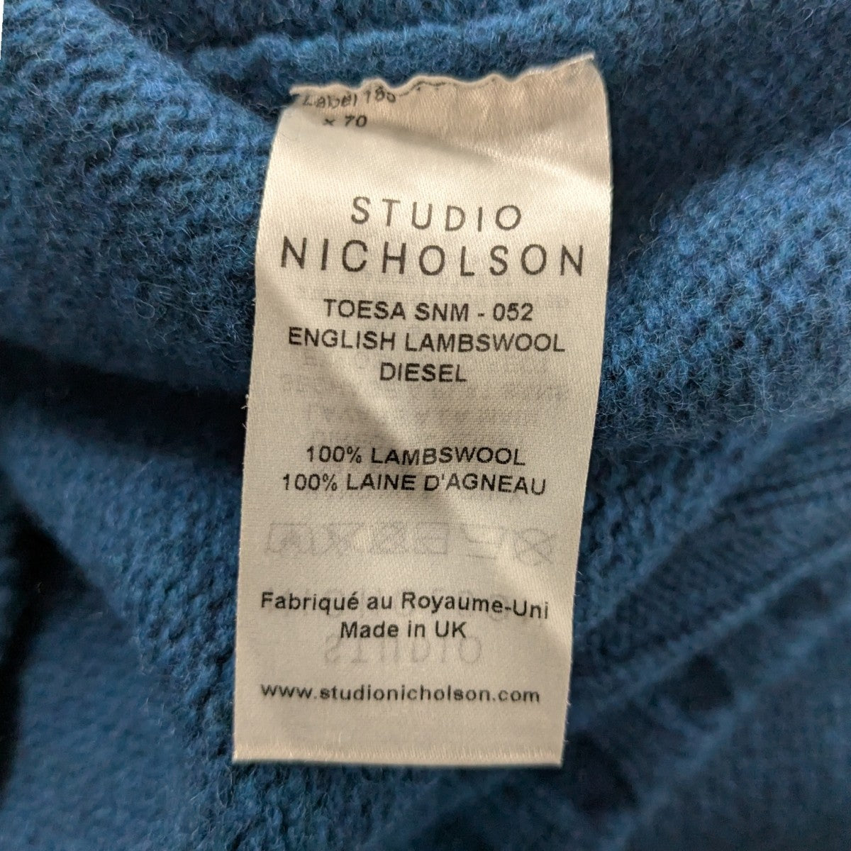 STUDIO NICHOLSON(スタジオニコルソン) TOESA SNM FIVE GAUGE HIGH