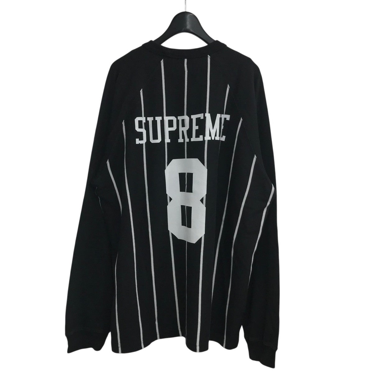 Supreme(シュプリーム) 24AW「Stripe Raglan L S Top」ロゴニット