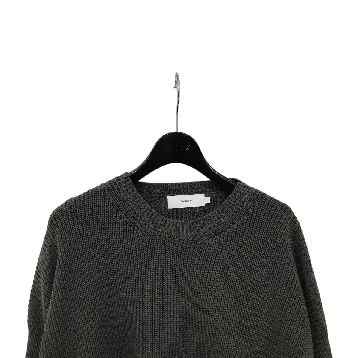 Graphpaper(グラフペーパー) 「Suvin Loose Rib Crew Neck Knit