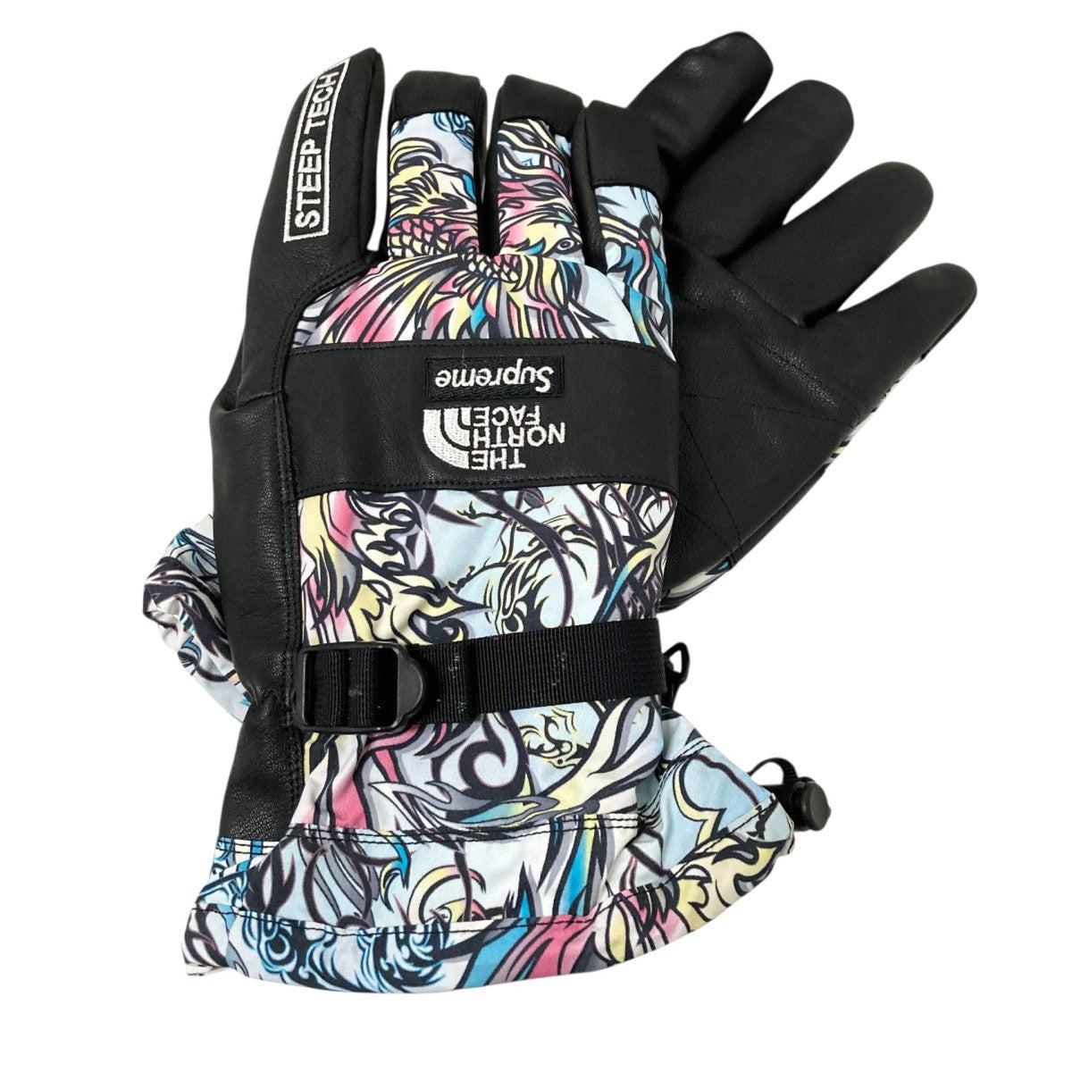 Supreme×THE NORTH FACE TNF STEEP TECH GLOVES総柄グローブNN62222I