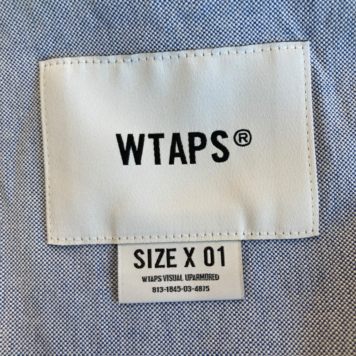 WTAPS(ダブルタップス) BD 03 ／ LS ／ Cotton Broadcloth Textile