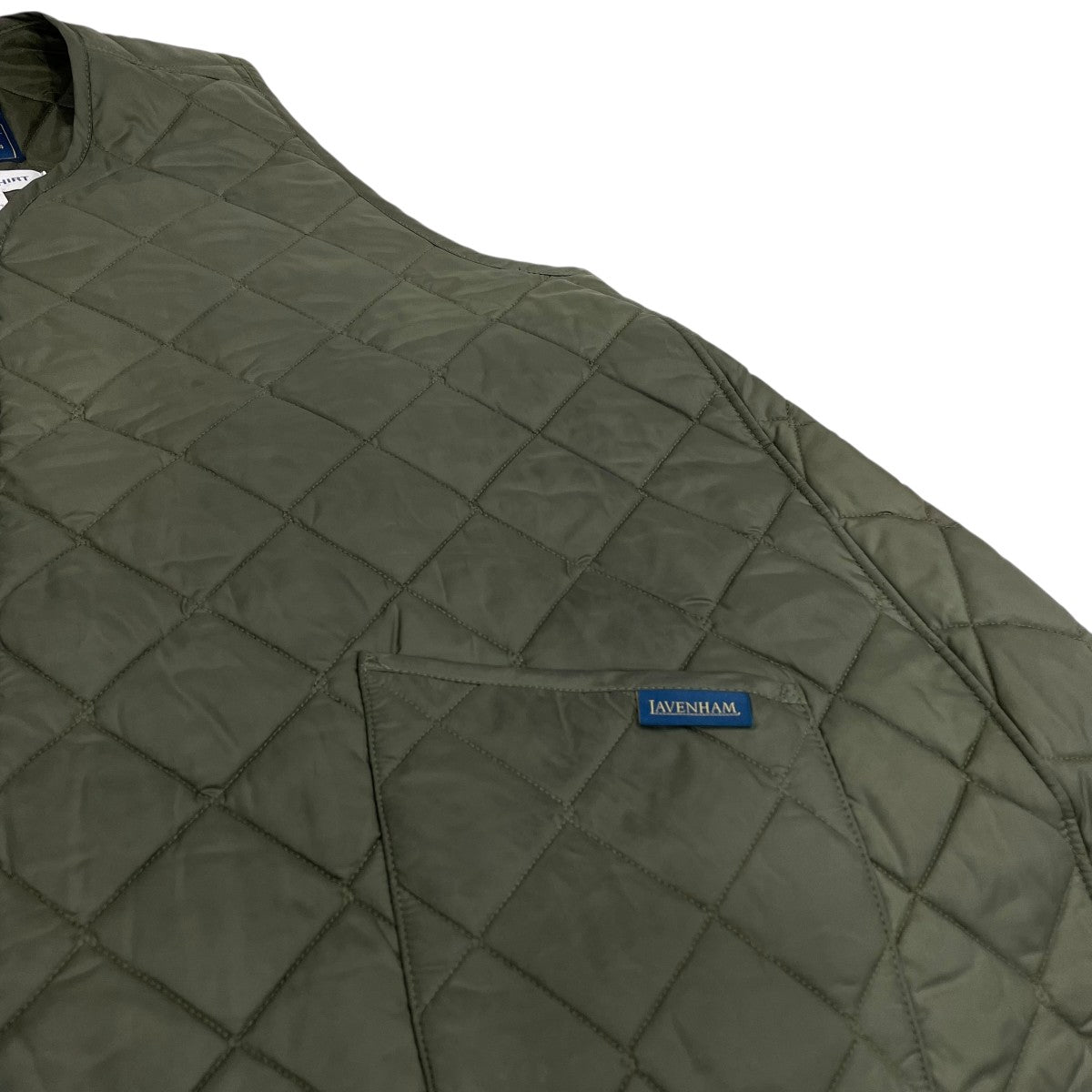 COMME des GARCONS SHIRT×LAVENHAM 変形 キルティングベスト FN-V521