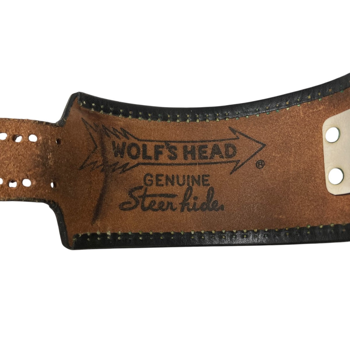 WOLF'S HEAD(ウルフズヘッド) スタッズブレスレット ブラック｜【公式