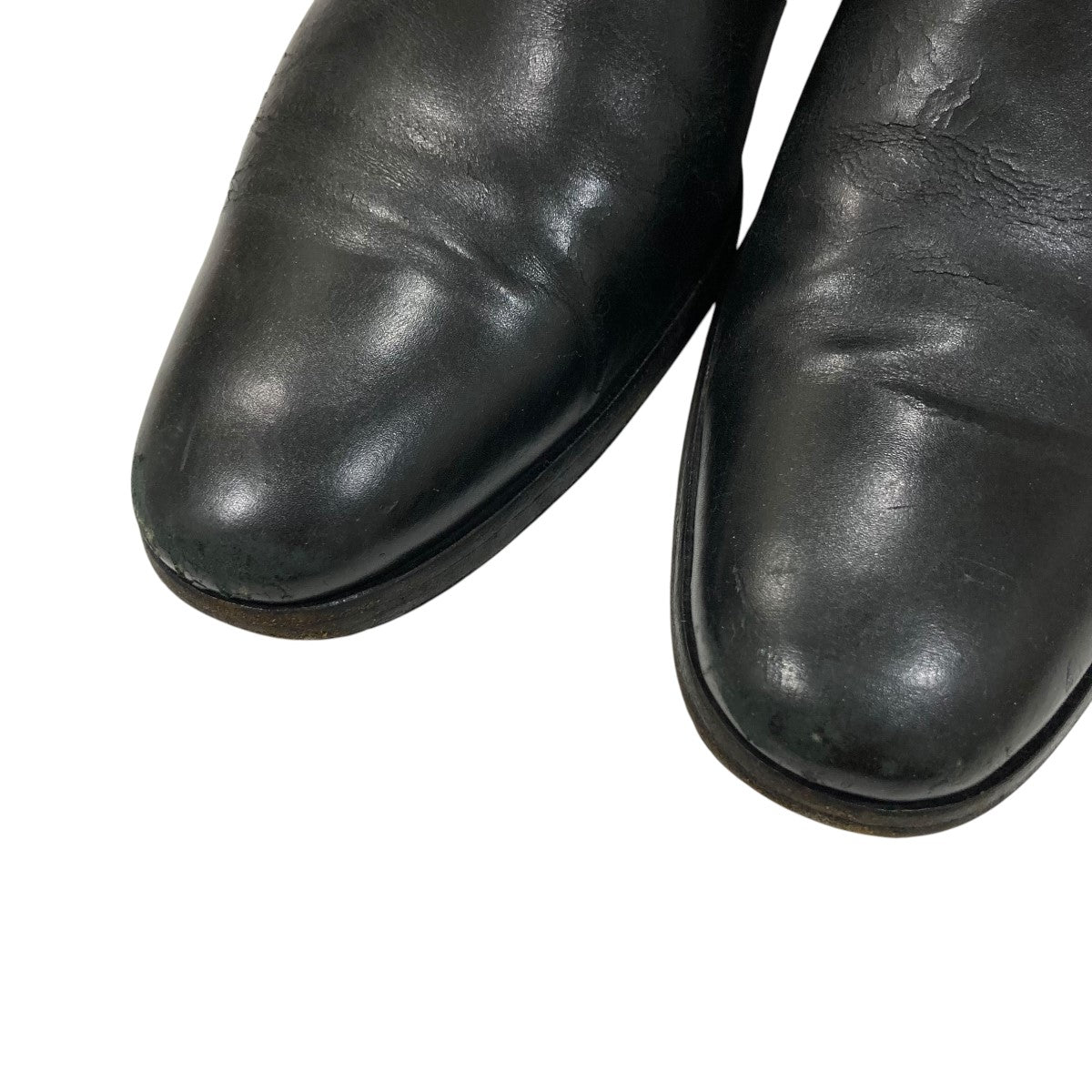 Dior Homme(ディオールオム) エディ期レザーヒールブーツ ブラック