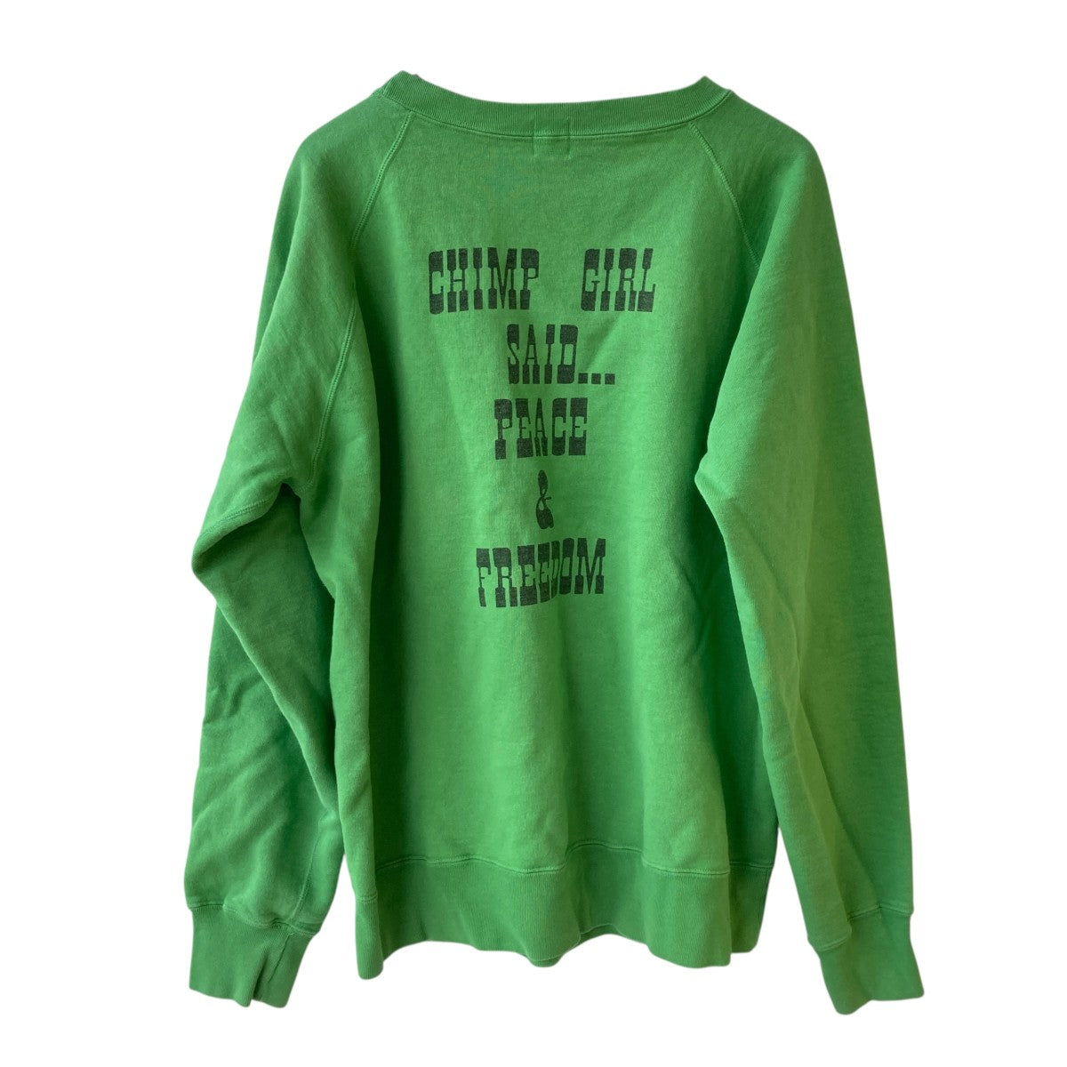 A BATHING APE(アベイシングエイプ) CHIMP GIRLスウェットトレーナー