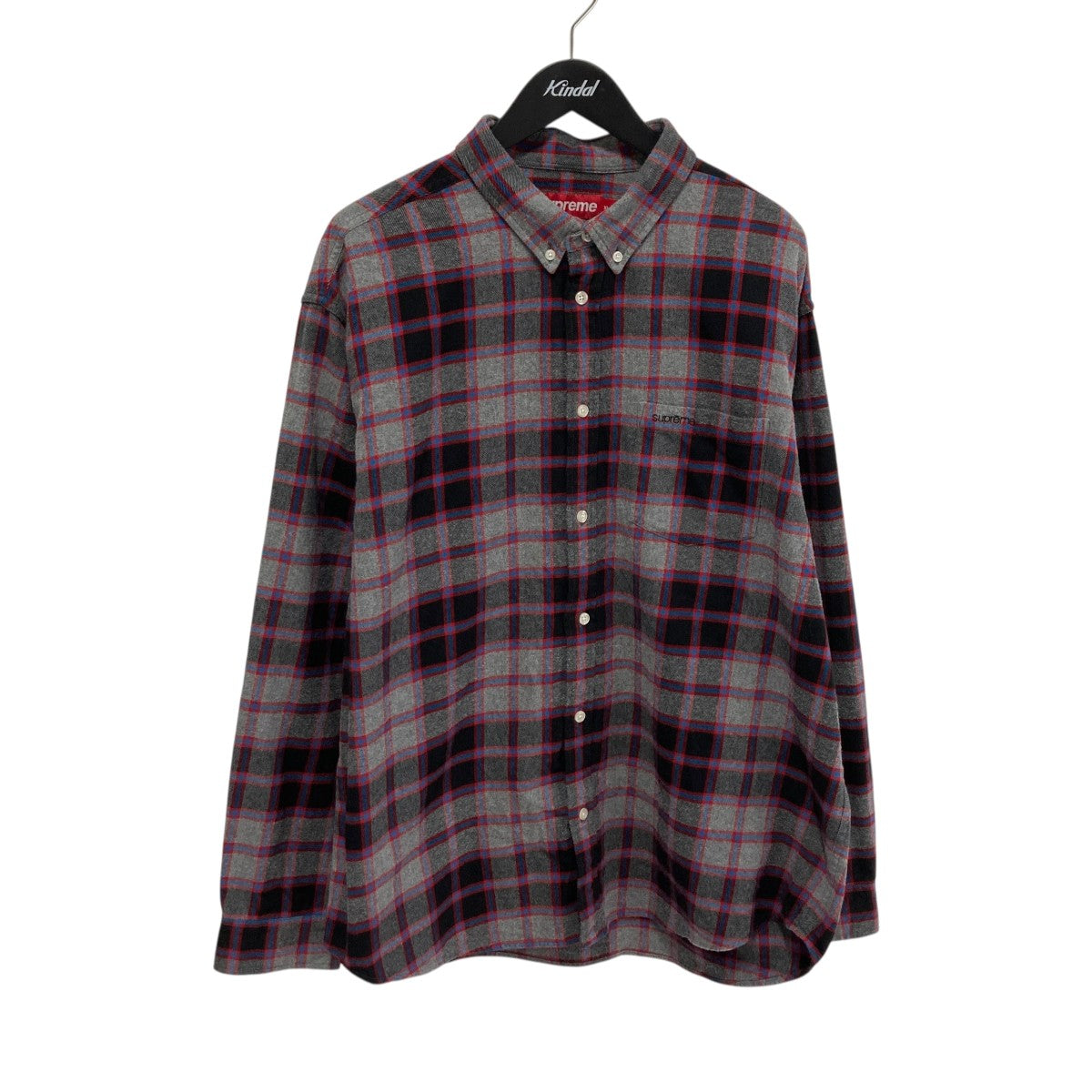 Supreme(シュプリーム) 25AWPlaid Flannel Shirtチェックシャツ グレー