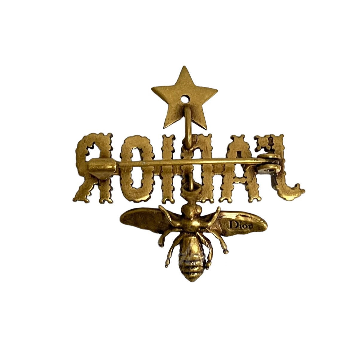 Dior(ディオール) ロゴブローチ ゴールド｜【公式】カインドオル