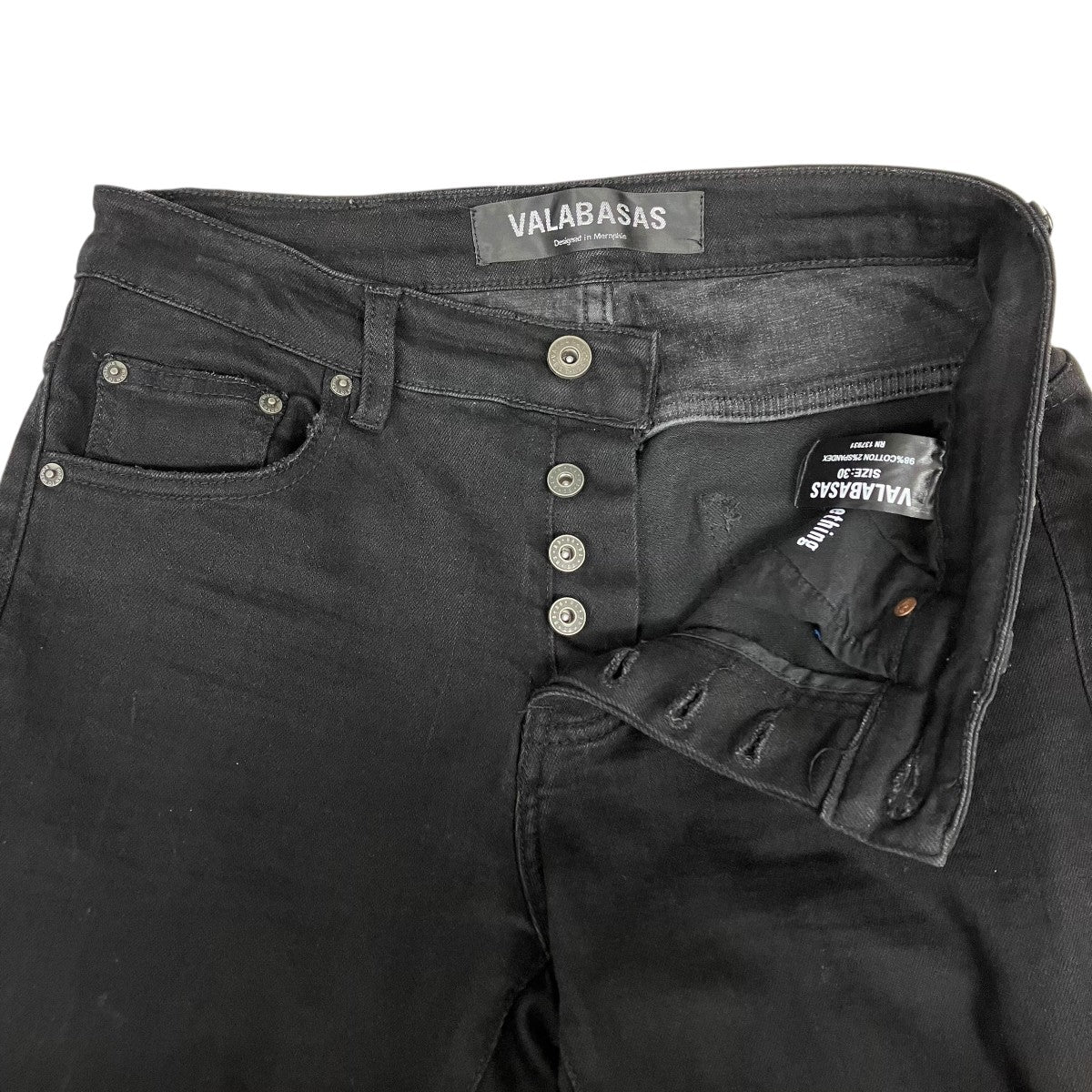 VALABASAS(ヴァラバサス) フレアパンツ ブラック サイズ 30｜【公式