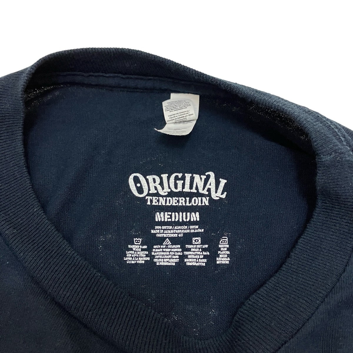TENDERLOIN(テンダーロイン) ロングスリーブTシャツ ネイビー サイズ M