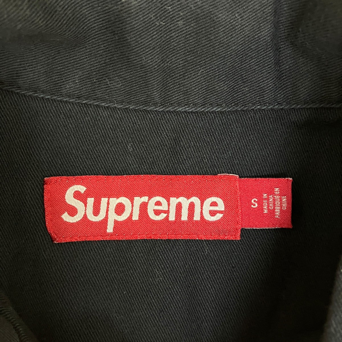 Supreme(シュプリーム) Reflective stripe S／S半袖シャツ ブラック