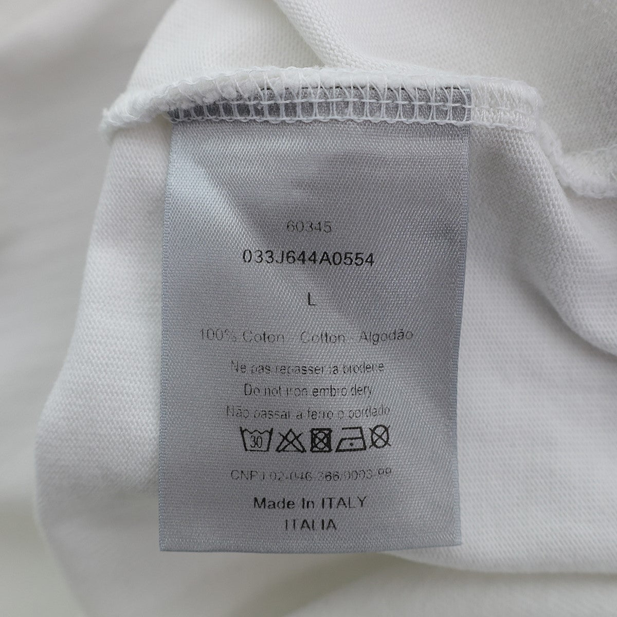 DIOR×Shawn Stussy 20AWBEE刺繍Tシャツ033J644A0554 033J644A0554