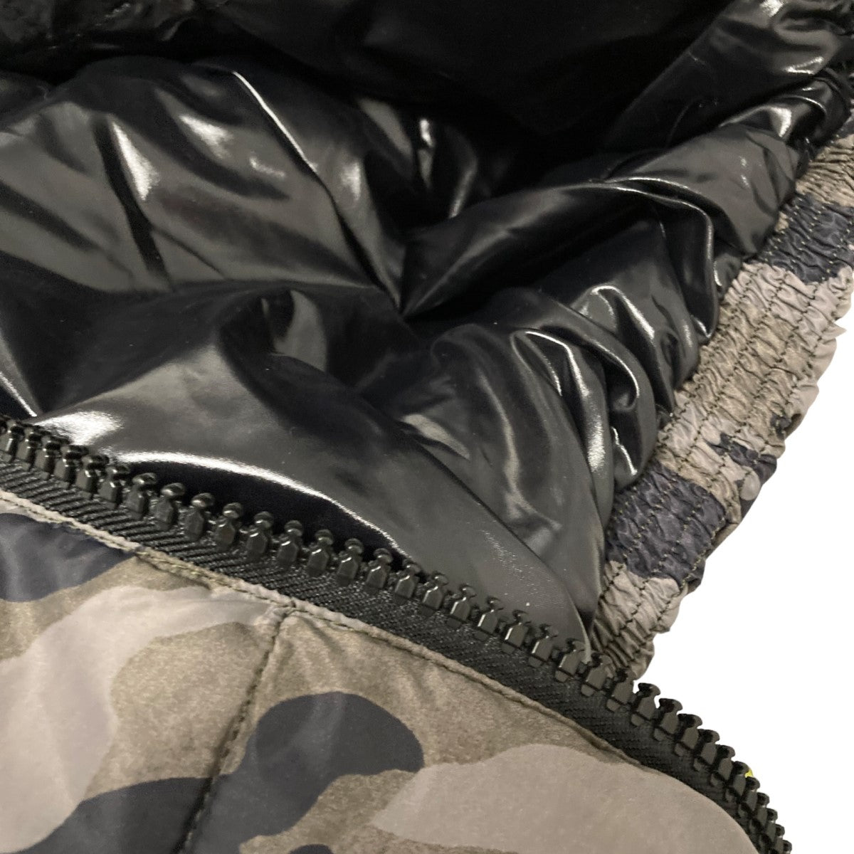 DUVETICA×HYDROGEN DOWN JACKETカモフラ柄ダウンジャケット ブラック