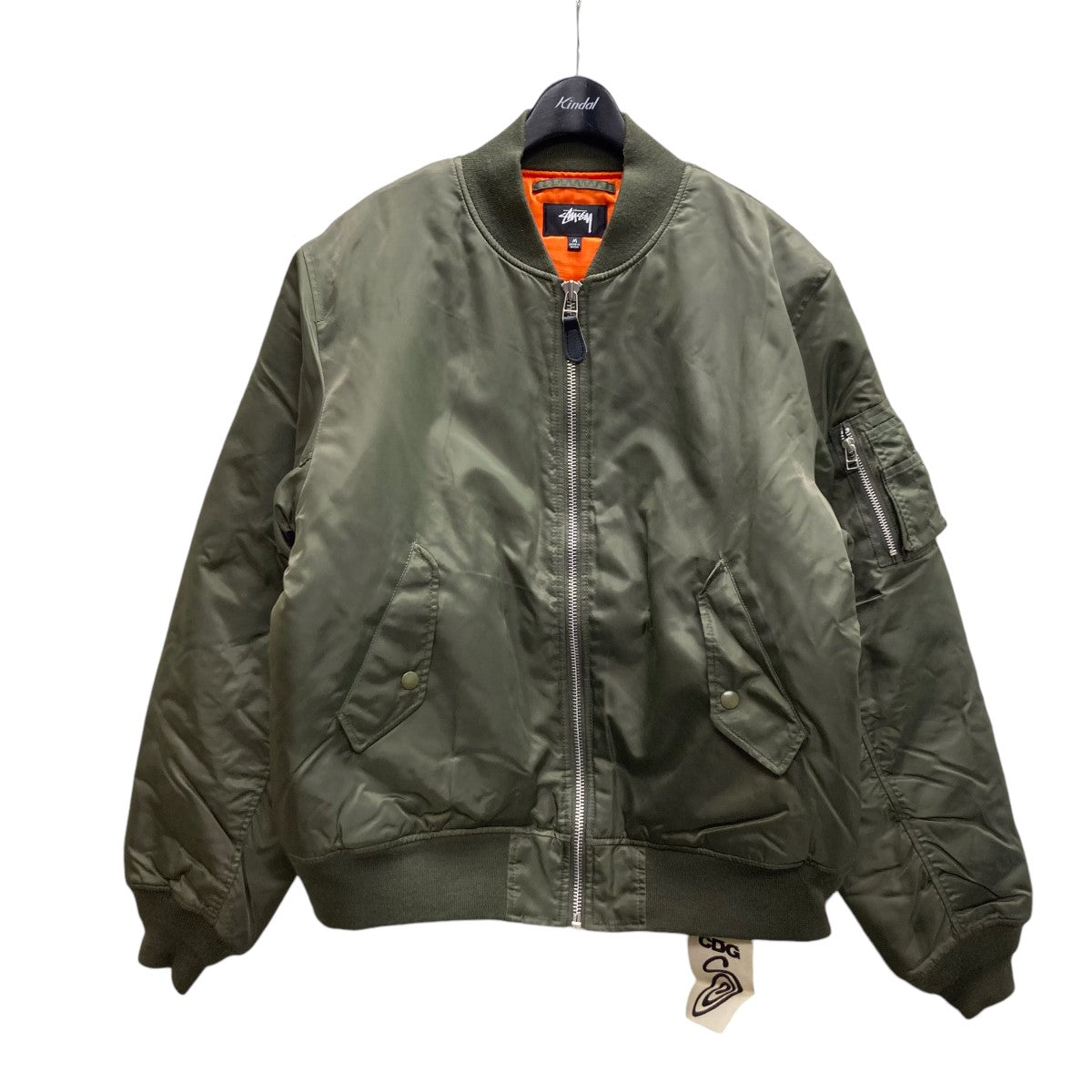 stussy×CDG 20AW40周年記念 MA-1 Jacketフライトジャケット カーキ
