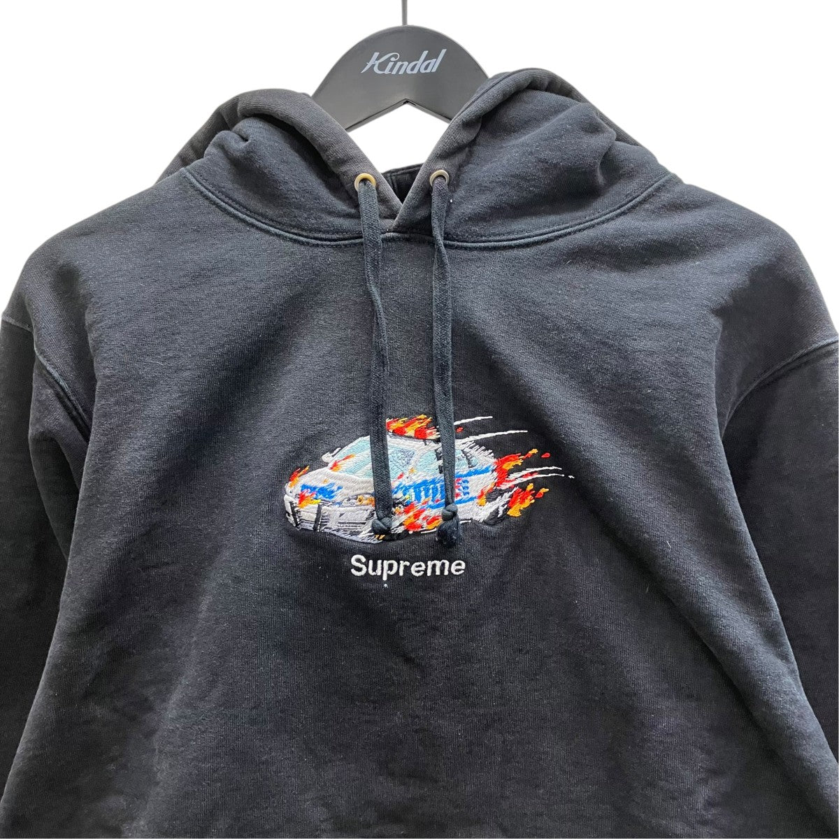 Supreme(シュプリーム) 刺繍パーカー ブラック サイズ M｜【公式