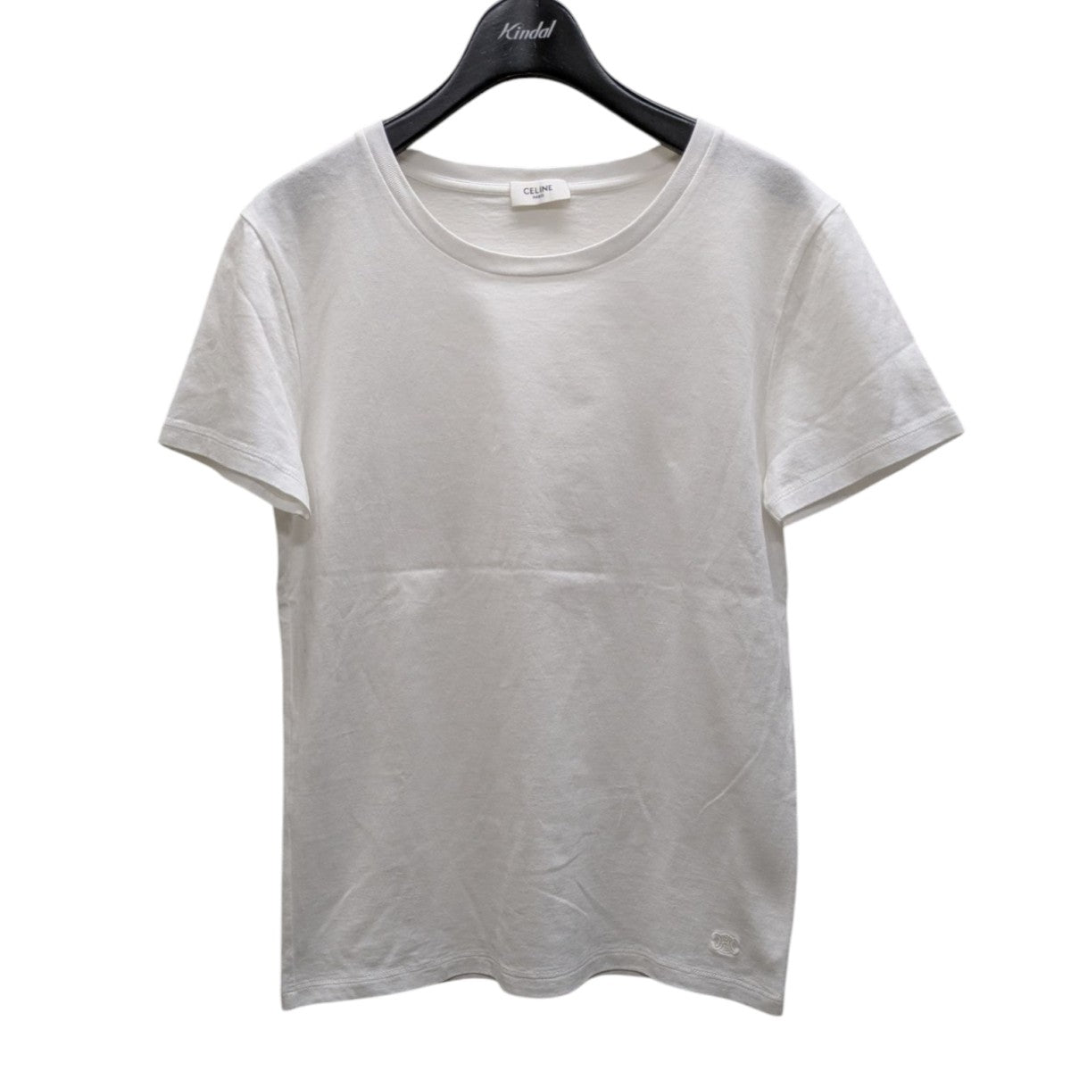 CELINE(セリーヌ) 裾トリオンフ ロゴ刺繍 半袖Tシャツ 2X45C671Q