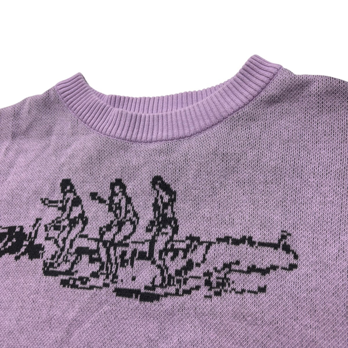 RHC Ron Herman(ロンハーマン) Surf Drawing Jacquard Knitコットン