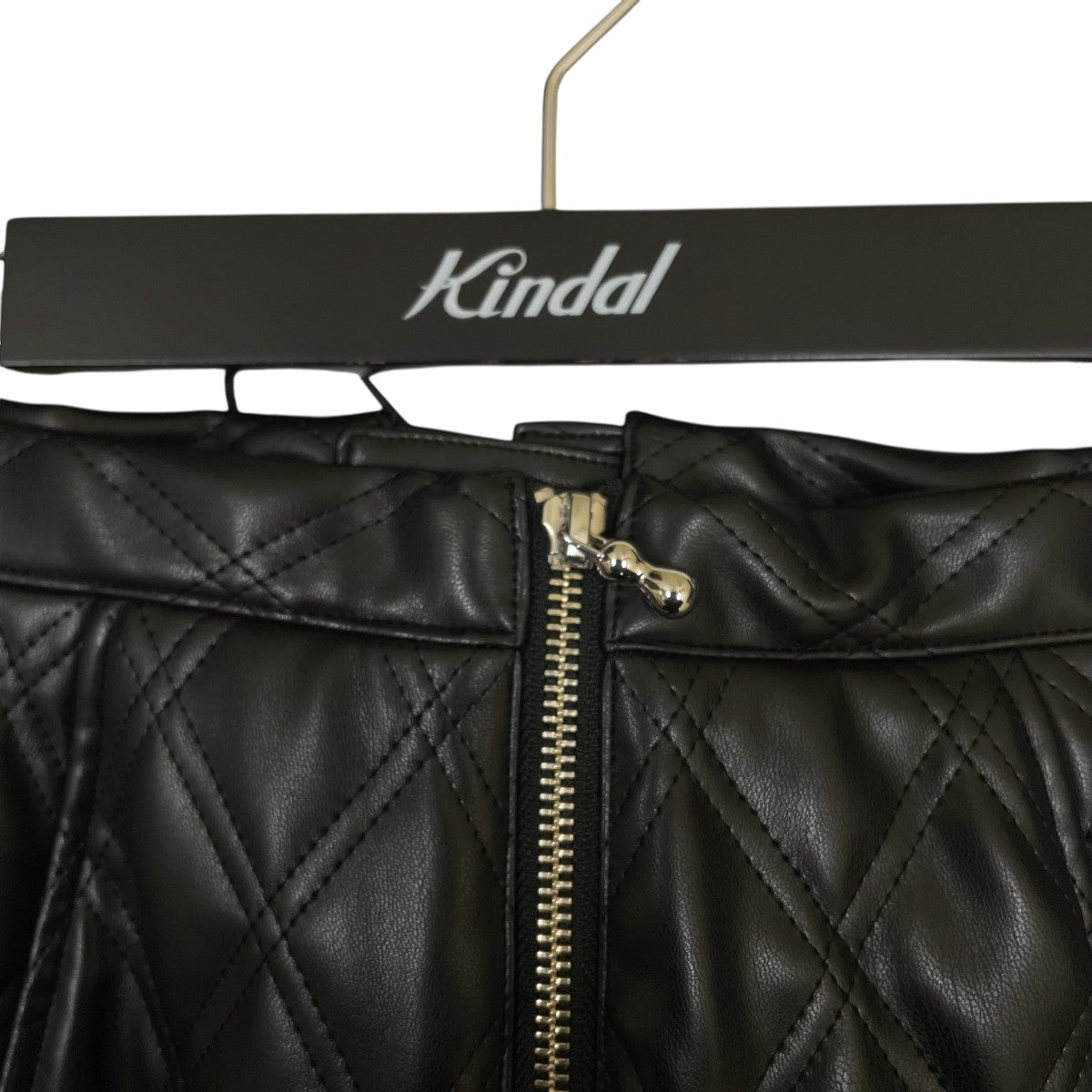 FETICO(フェティコ) FAUX-LEATHER QUILTED SKIRTロングスカートFTC244