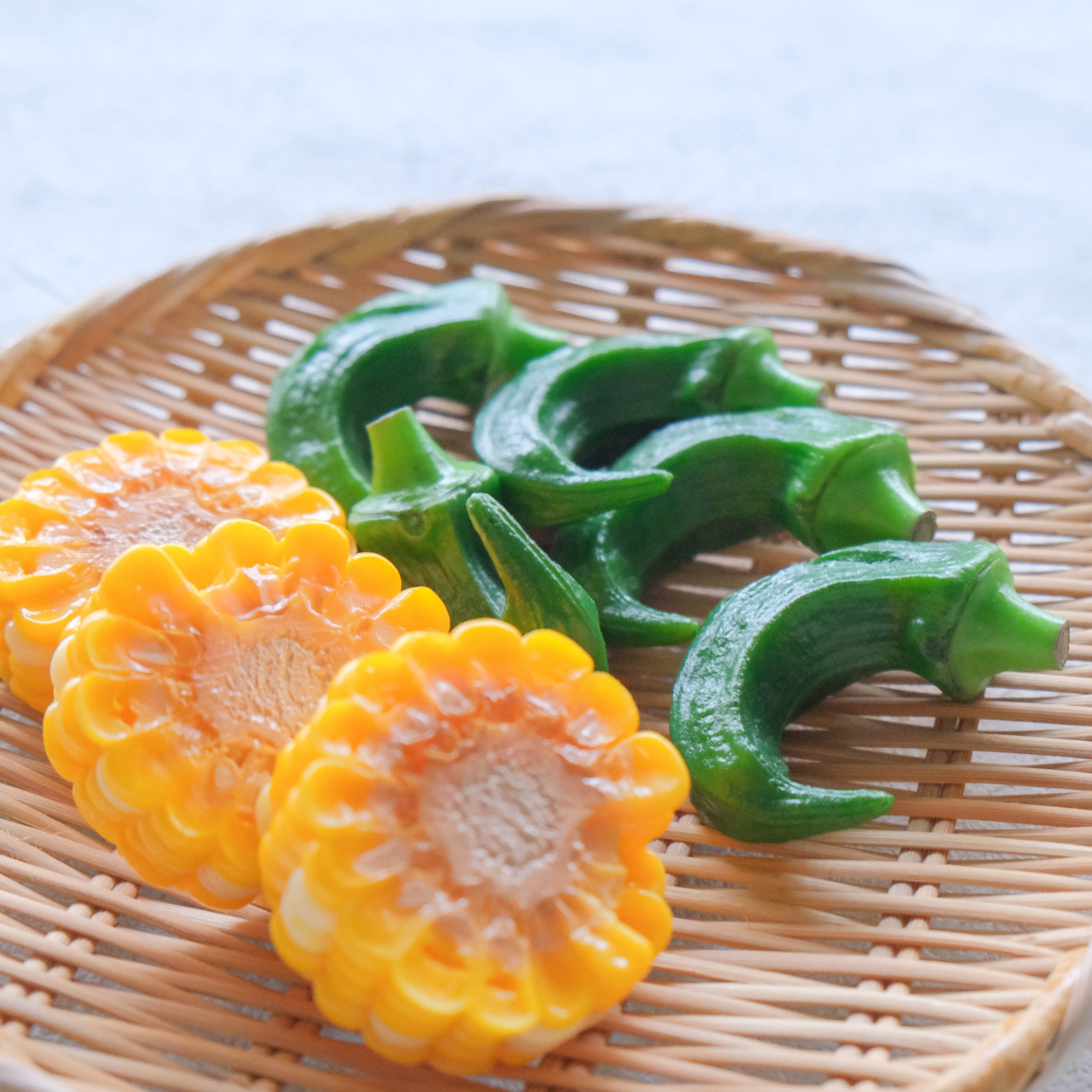 元祖食品サンプル屋「とうもろこし輪切りのマグネット」