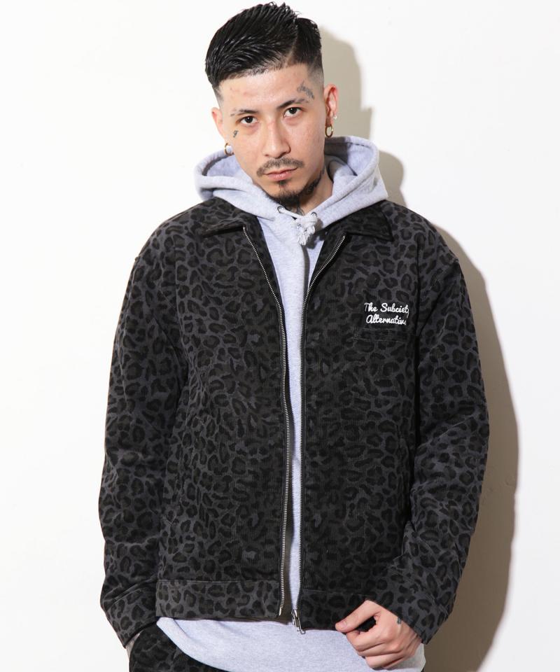 Subciety LEOPARD SWING TOP BLACK / ロックファッション / バンドT