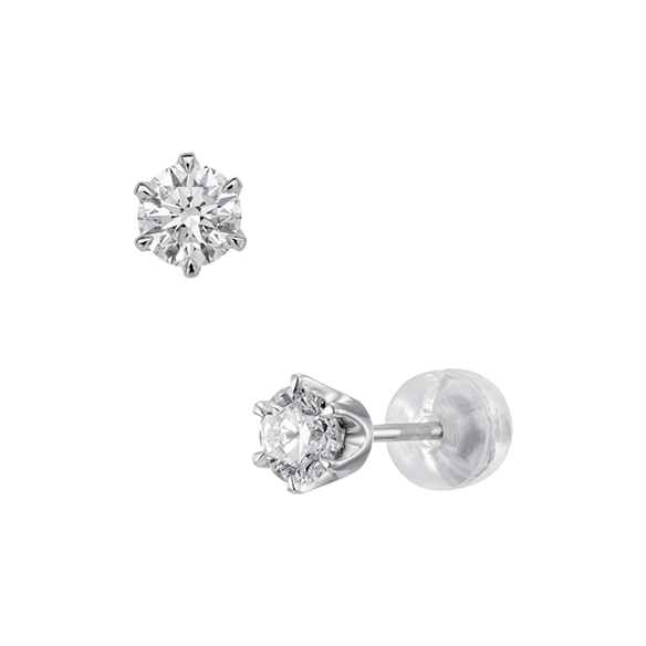 プラチナ ダイヤモンド ピアス 合計約0.6カラット | 高品質 金・プラチナ