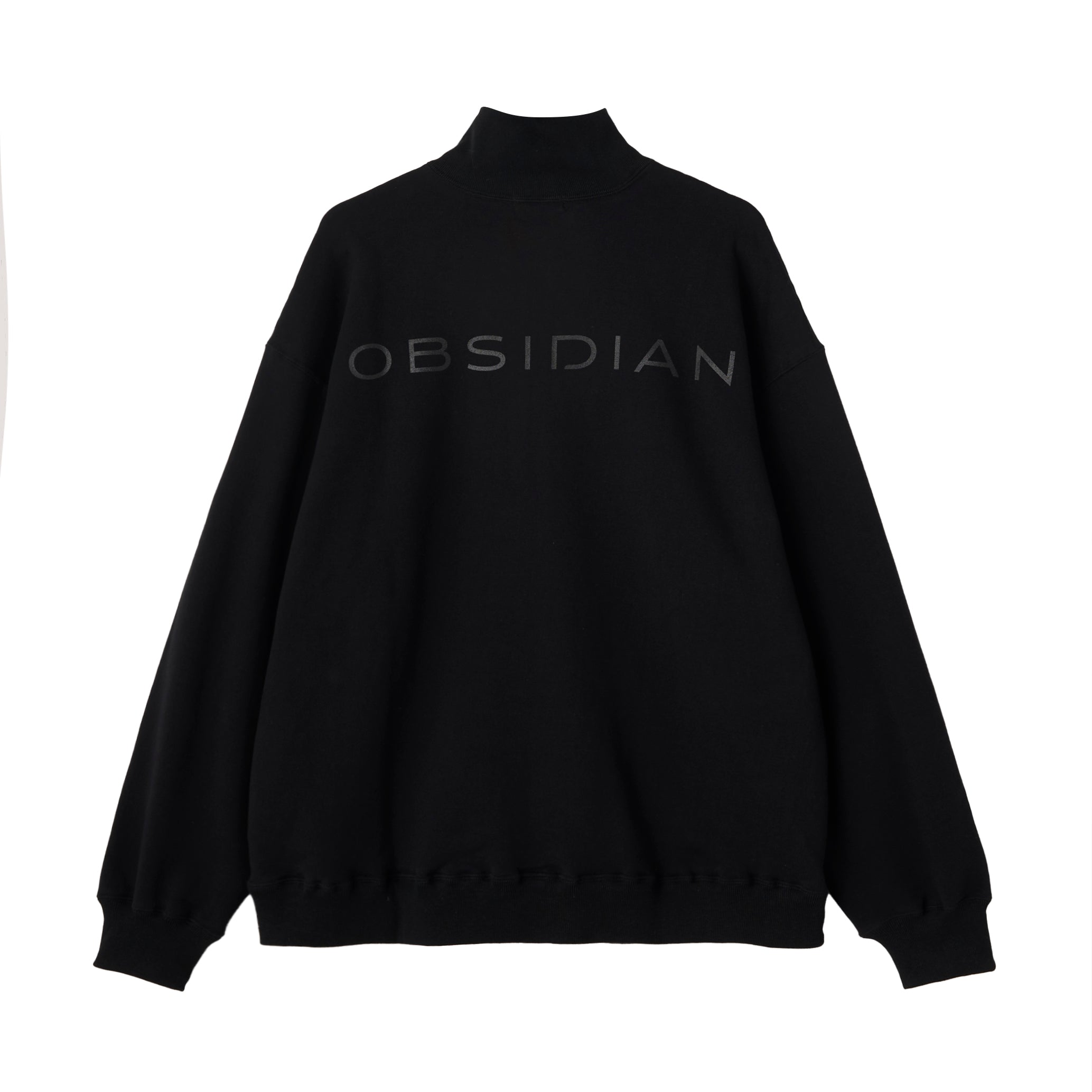 オブシディアン】スウェット ハーフ ジップ プルオーバー – GQ SHOP