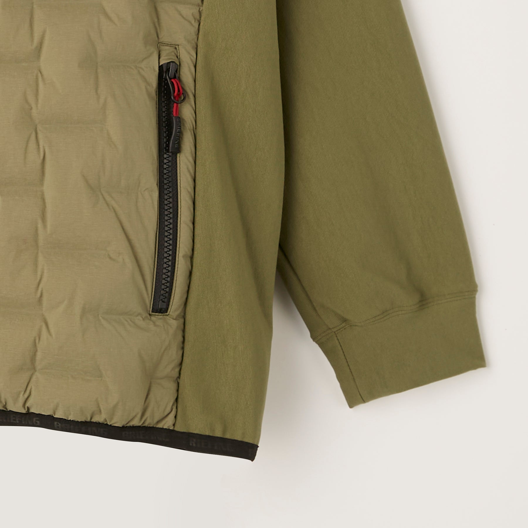 ブリーフィングゴルフ】メンズ ハイブリッド ダウン クルー ネック