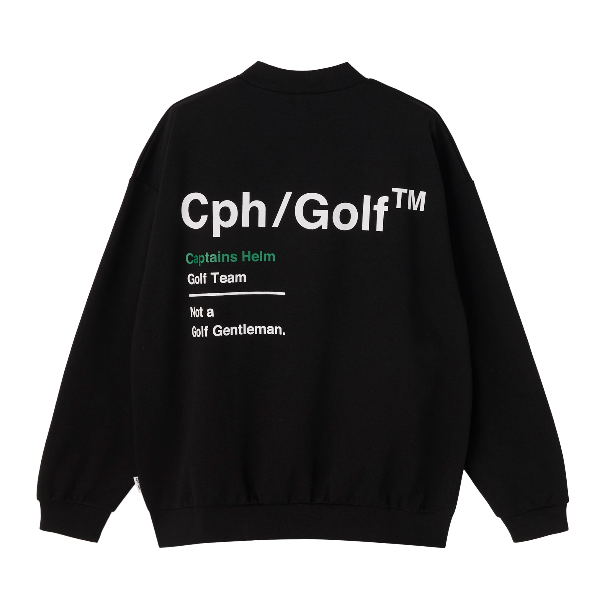 Cph Golf SIDE HALF ZIP MOCK NECK TEE 新品 SIDE HALF ZIP L/S MOCK