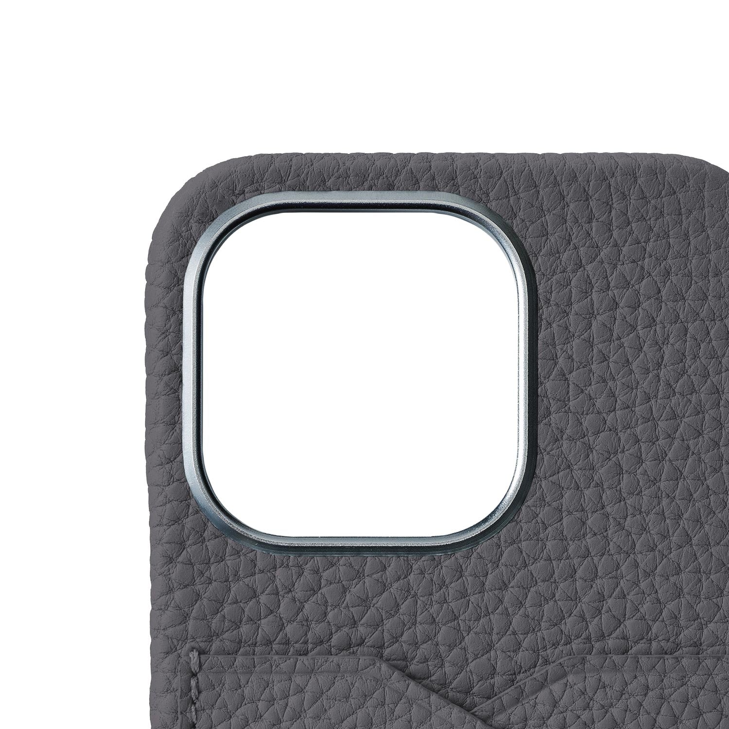 ボナベンチュラ】(iPhone15Pro)バックカバーケース シュリンクレザー