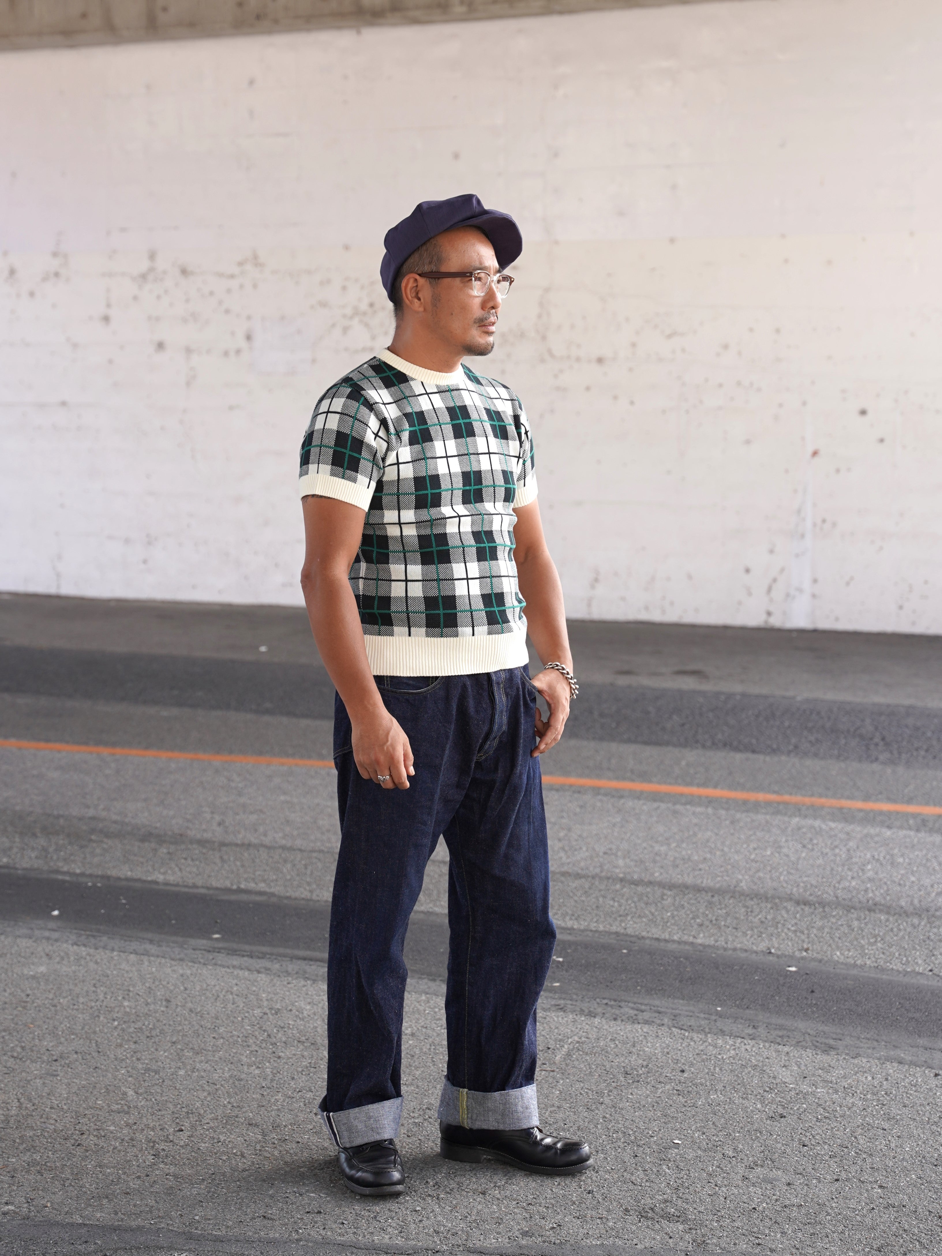 1940s Summer Knit / Check Pattern｜商品ページ – The GROOVIN HIGH