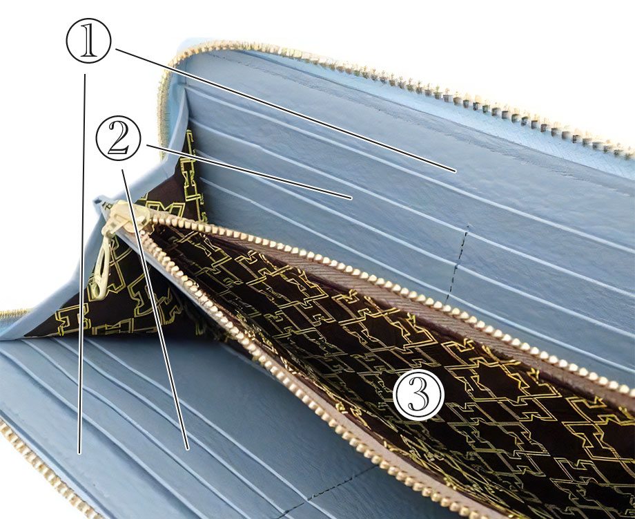 フィオーレ ロング ウォレット本革 レザーウォレット 長財布【濱野皮革