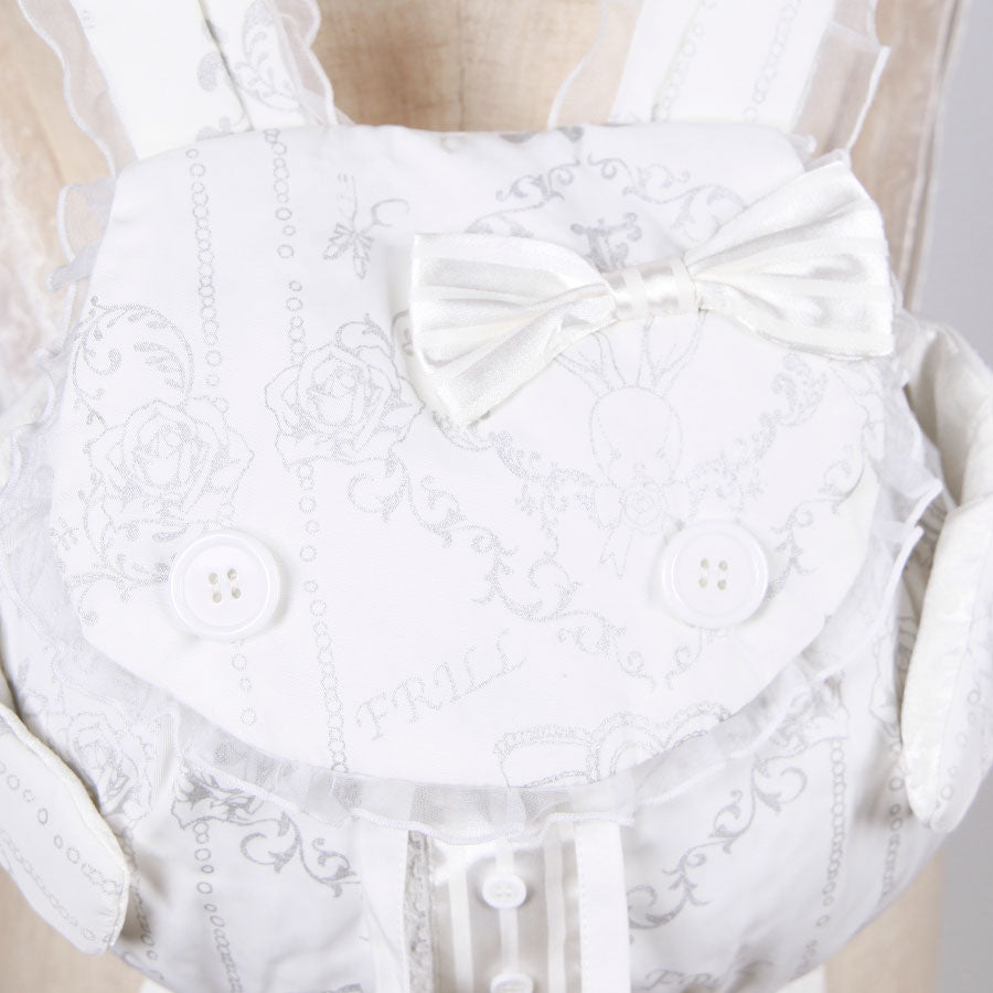 Lovely Bunny Frill Backpack / WH – h.NAOTO WEBSHOP