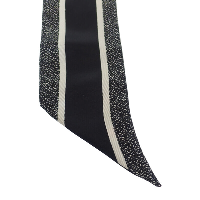 ディオール Dior ミッツァ 24PCO106I611 スカーフ シルク ブラック