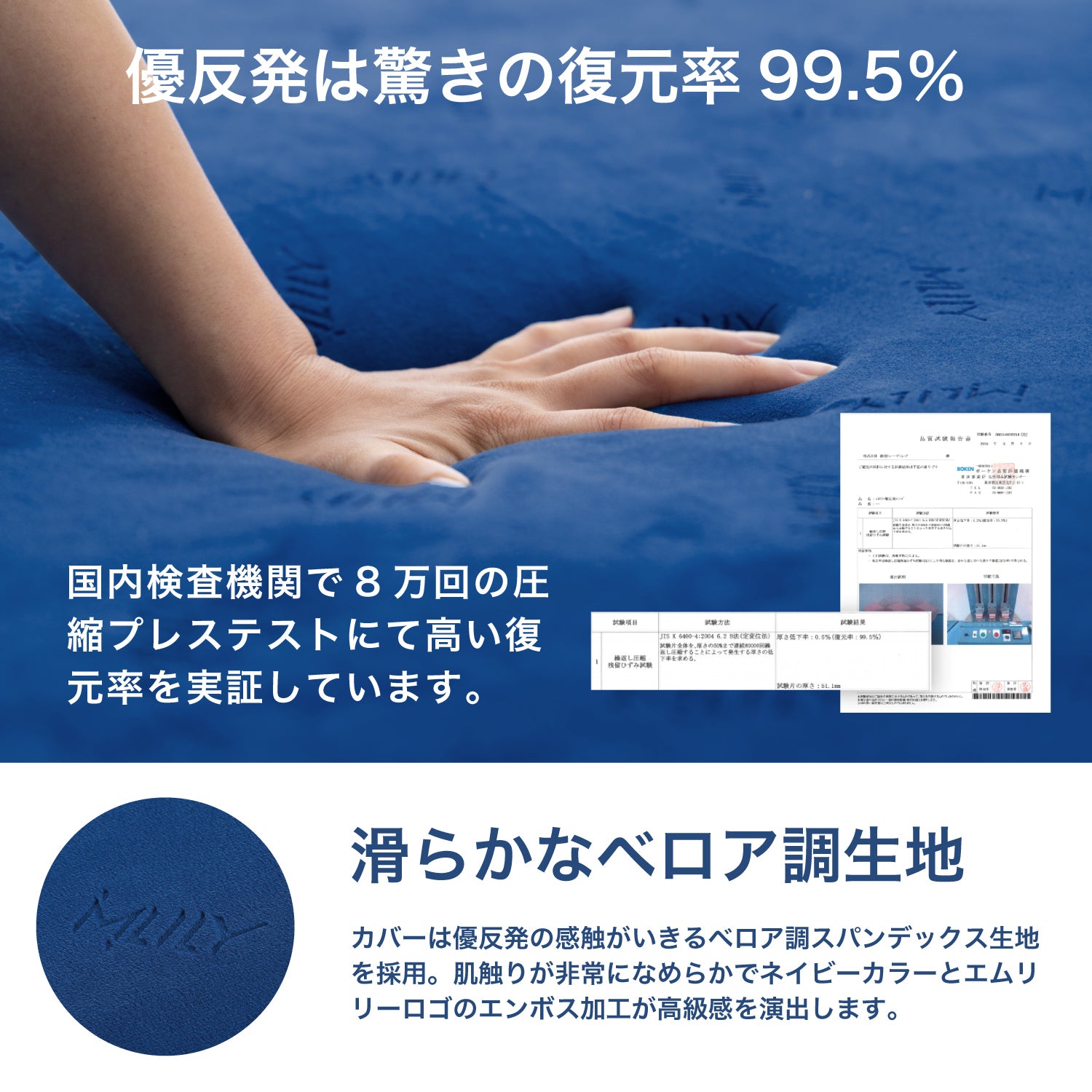 エムリリー 優反発マットレス 11cm