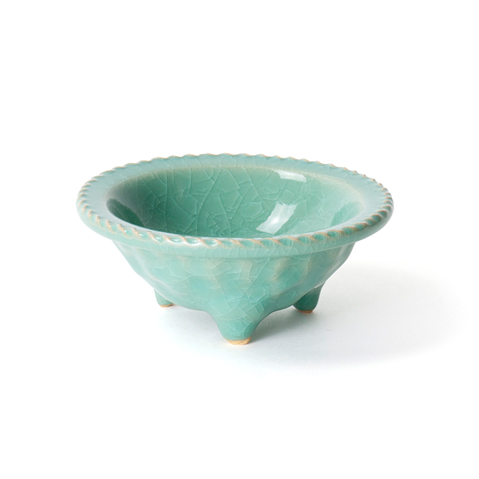 ウェブショップ香炉 縄目縁 緑: 香りとともに【公式】お香の専門店