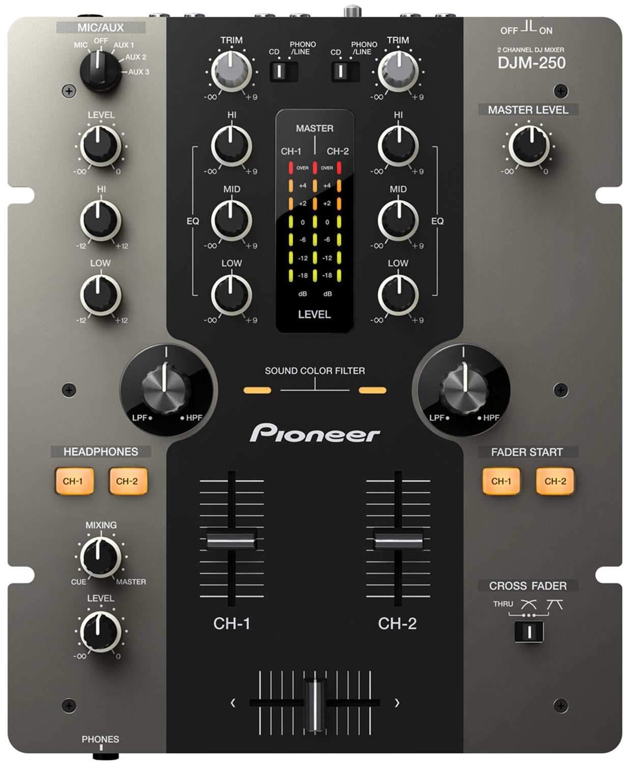 Pioneer DJ DJM-250-K Compact 10