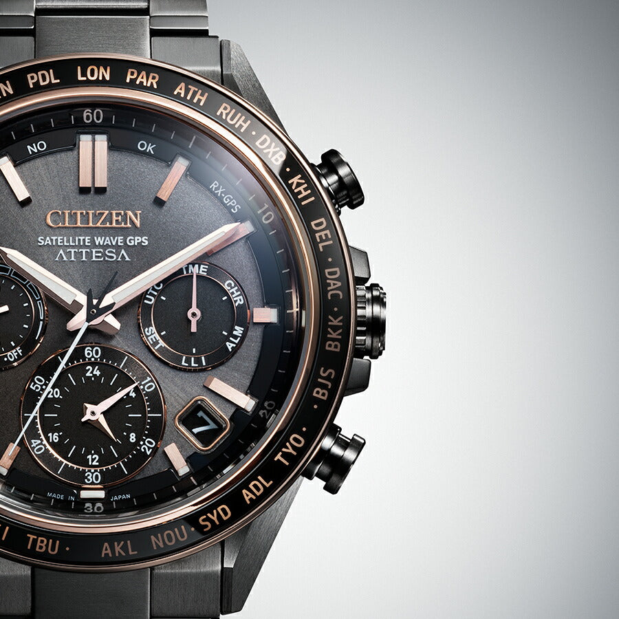 シチズン アテッサ アクトライン ブラックチタン CC4074-61W メンズ