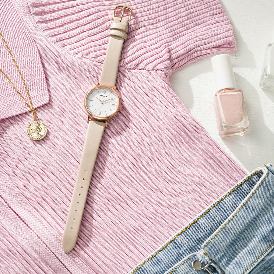 シチズン ウィッカ ソーラー シンプルキュート KP5-166-10 レディース