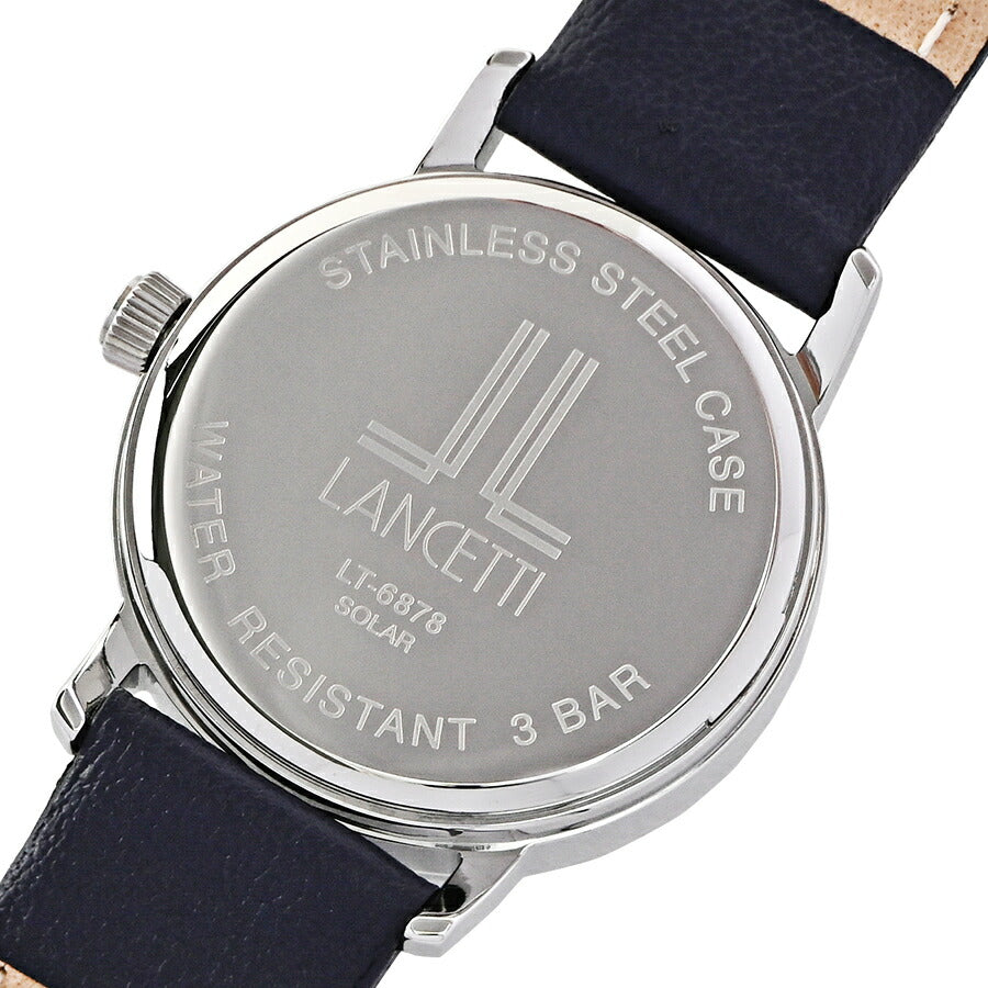 ランチェッティ ペア ソーラー 3針モデル LT6878-WH3 レディース